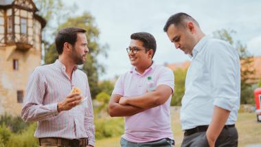 MdL Martin Hagen, MdB Bijan Djir-Sarai und Tobias Dutta